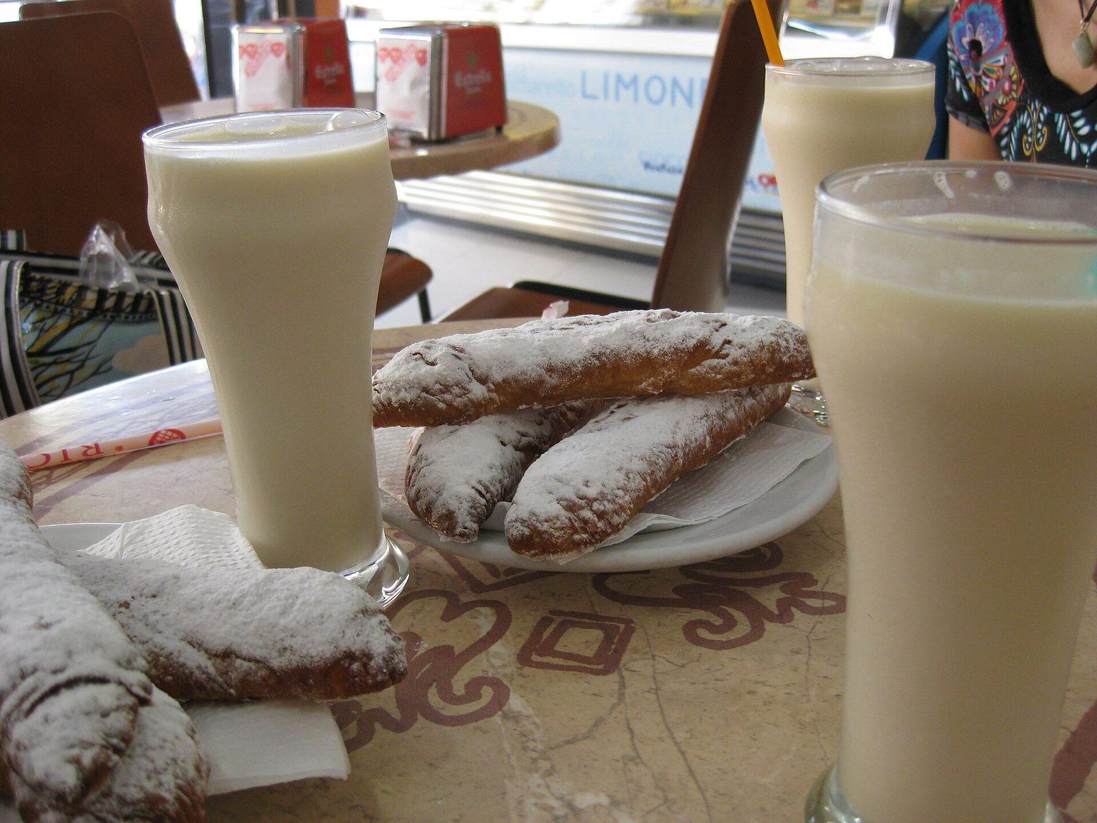 Horchata, kaffe och kalla drycker